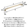Amerock Bellamy Appliance Pull for Large Panels and Oversized Cabinets - 4 of 4