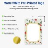 Avery Tags, 2" x 3", Gold-Blue Border Berries, Matte, 80ct - 2 of 4