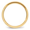 Black Bow Jewelry 4mm 14K White or Yellow Gold Beveled Edge Comfort Fit Band - 2 of 4
