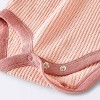 Baby Girls' 2pc Waffle Bodysuit & Pants Set - Cloud Island™ Pink - image 4 of 4