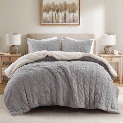 JUJABU 3 Pieces Ultra-Sof Comforter Set with Pillow Shams