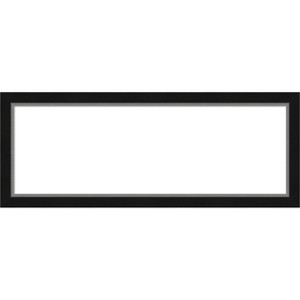 Amanti Art Eva Black Silver Narrow Framed Dry Erase Magnetic Board - 1 of 4