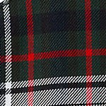 evergreen/white plaid