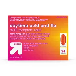 Daytime Cold & Flu Relief Softgels - 24ct - up & up™