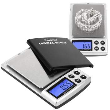 Insten Digital Pocket Scale in Grams & Ounces - Portable & Multifunction for Food, Jewelry - 0.1g Precise with 1000g (2lb) Capacity