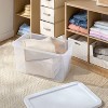 90qt Clear Storage Box White - Brightroom™ - 2 of 3
