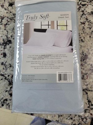 Truly Soft Sheet Sets for Everyday Use Grey Queen Sheet