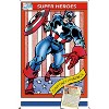 Trends International Marvel Trading Cards - Captain America Unframed Wall Poster Prints - 4 of 4