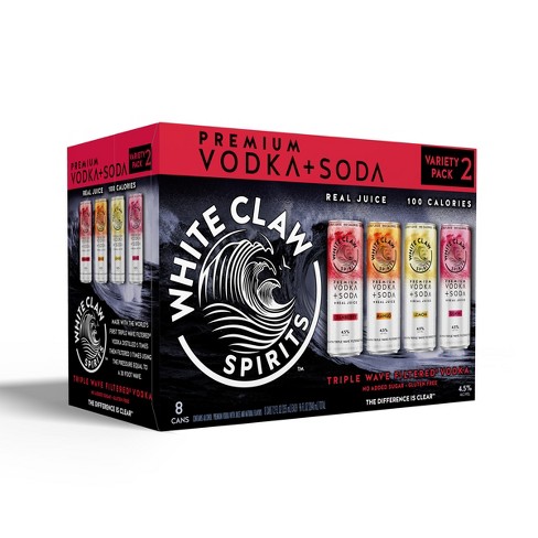 White Claw Spirits Vodka Soda Variety #2 - 8pk/355ml Cans - image 1 of 4