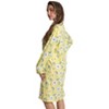 Just Love Womens Nightgown - Long Sleeve Henley Oversized Sleepwear Gown - 2 of 3