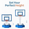 JoyBerri Adjustable Pool Basketball Hoop with LED Lights & Premium Balls - 2 of 4