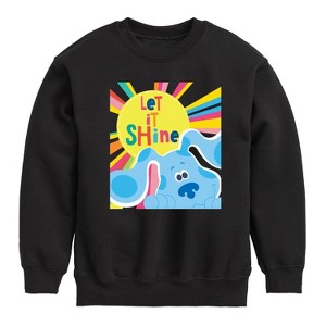Boys' - Blue's Clues & You! - Let It Shine Graphic Long Sleeve Fleece Sweatshirt - 1 of 4