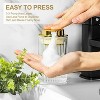 LunaLulinlk Glass Soap Dispenser Foaming Soap Bottle for Kitchen and Bathroom 12oz - 4 of 4