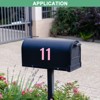 Unique Bargains Vinyl Self-Adhesive Mailbox Number Stickers 10 Sheets - 4 of 4