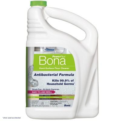 Bona PowerPlus Hard Surface Antibacterial Floor Cleaner Refill - 96 fl oz