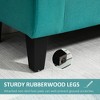 NicBex Ottoman Bench with Storage Modern Bench with Arms, Button-tufted Seat and Wooden Legs for Living Room, Bedroom, Entryway - 3 of 4