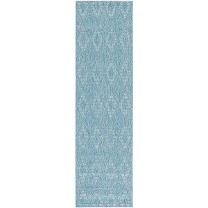 Courtyard CY8522 UV & Stain Resistant Non-Shedding Power Loomed Indoor/Outdoor Rugs - Safavieh - 1 of 4