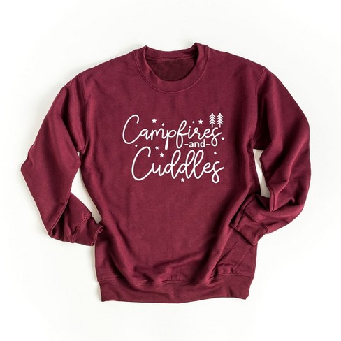 Simply Sage Market Women's Graphic Sweatshirt Campfires and Cuddles - image 1 of 3