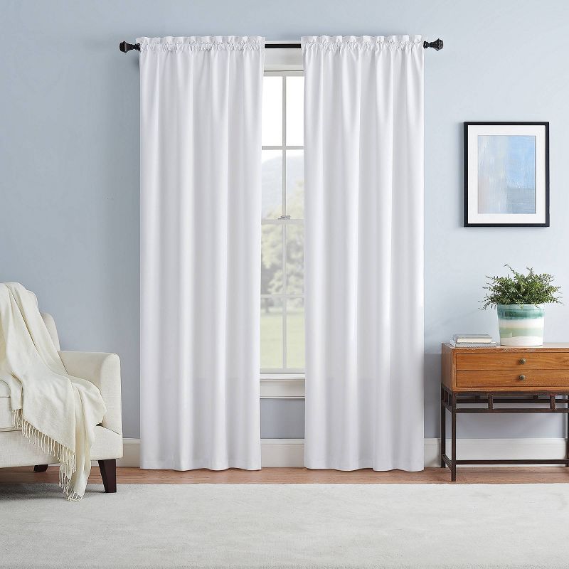 1pc Blackout Braxton Thermaback Window Curtain Panel - Eclipse, 1 of 9