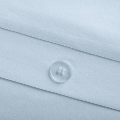 Serta Simply Clean Antimicrobial 3 Piece Duvet Cover Set