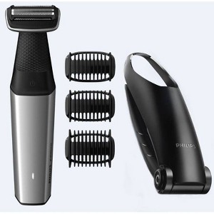 Philips Norelco Bodygroom Series 5000 Men's Rechargeable Trimmer with Back Attachment - BG5025/40 - 1 of 4
