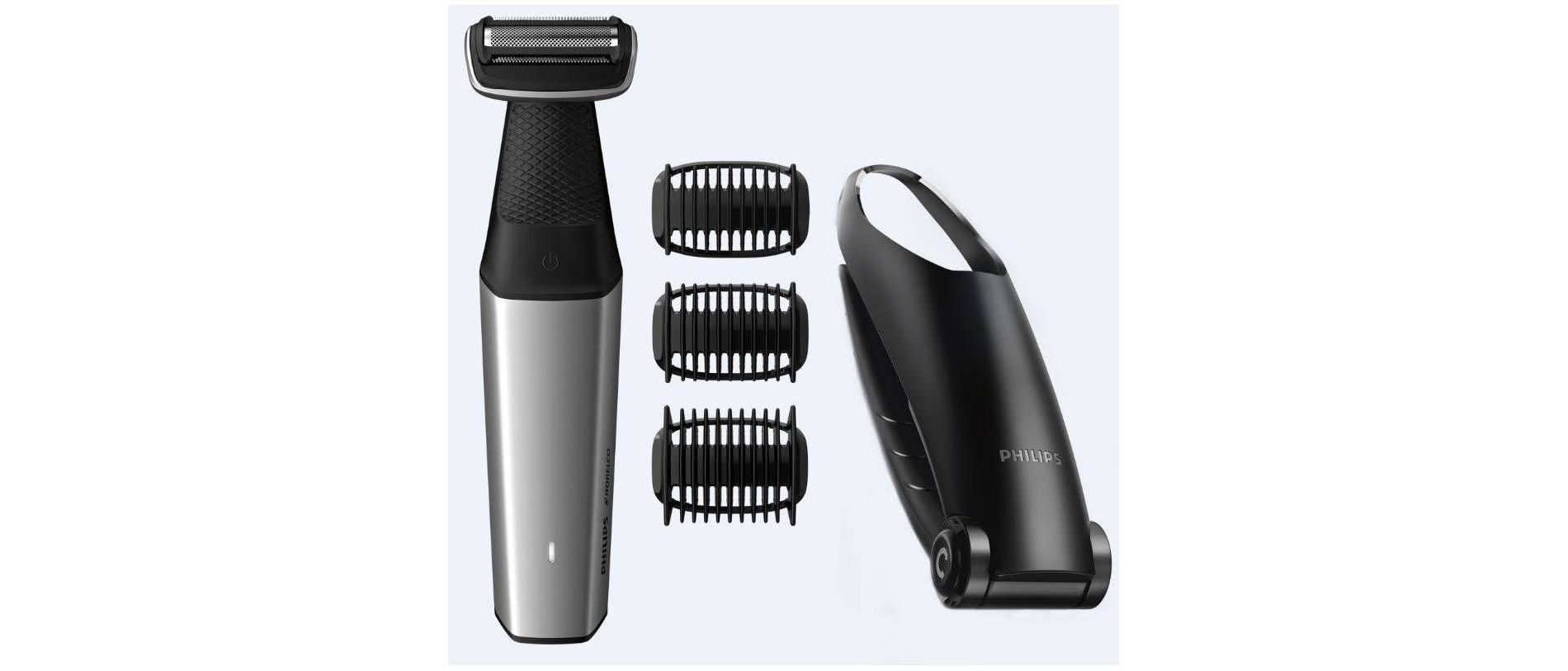 Philips Norelco Bodygroom Series 5000 Men's Rechargeable Trimmer with Back Attachment - BG5025/40
