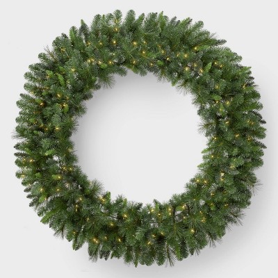 Philips 60in Pre-lit LED Warm White Light Artificial Christmas Wreath