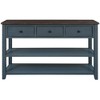YOOCOZZ Pine Solid Wood Classic Design console table with Two Open Shelves - 2 of 4
