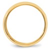Black Bow Jewelry 8mm 10K White or Yellow Gold Beveled Edge Comfort Fit Band - 2 of 4