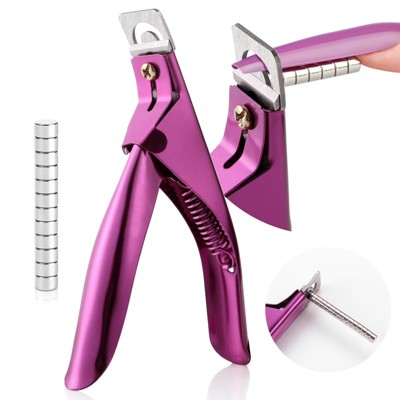 Saviland Nail Clippers with Magnets: Rose Nail Clipper for Nails Cutter with Sizer Magnets 15PCS  (Rose) (Rose)