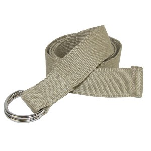 CTM Canvas Web Belt with D Ring Buckle - 1 of 4