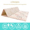 JumpOff Jo - Waterproof Foam Padded Play Mat for Infants, Babies, Toddlers, Play Pens & Tummy Time, Foldable Activity Mat - 4 of 4