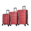 InUSA Elysian Lightweight Hardside Carry On Spinner 3pc Luggage Set - 2 of 4
