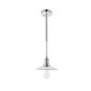 Elegant Lighting Waltz 1 light chrome Pendant - 3 of 4