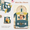 Garvee Kids Swing Slide Set with Bus Play, Freestanding Climber Slide Playset with Basketball Hoop for Boys Girls Birthday Christamas Gift - 4 of 4