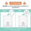 GOTGELIF Baby Safety Gate with Pet Door 29.5" to 48.4" Wide - Auto Close - Pressure Mount - Cat Door - 3 of 4