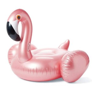WOPET Giant Inflatable Flamingo Pool Float - 59" x 34" Rose Gold Swimming Raft for Adults & Kids, Summer Water Toy for Pool, Lake or Beach - 1 of 1