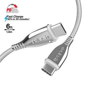 HyperGear Flexi USB-C to USB-C Flat Cable 6ft (USBCABLE4-PRNT) White, 1  unit - Foods Co.