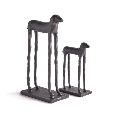 Plum & Post Two Hounds, Set Of 2