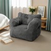 Pamapic Bean Bag Chair, Corduroy Lazy Sofa Bean Bags Comfy Couch with Armrests for Bedroom, Living Room, Apartment - 3 of 4