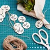Juvale 100-Pack Thank You Wood Tags with Twine for Wedding and Baby Shower themed Party Favors, 1.5 inches - 3 of 4