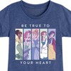 Girls' - Disney - Be True To Your Heart Fitted Short Sleeve Graphic T-Shirt - 2 of 4