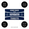 Evergreen Come Back with Tickets Dallas Cowboys 28" x 16" Woven PVC Indoor Outdoor Doormat - 3 of 4