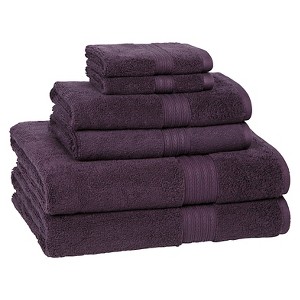 6pc Signature Solid Bath Towel Set - Cassadecor - 1 of 4