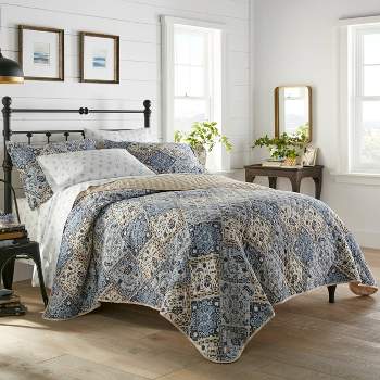 Twin Abbey Reversible Quilt Set Gray - Stone Cottage : Target