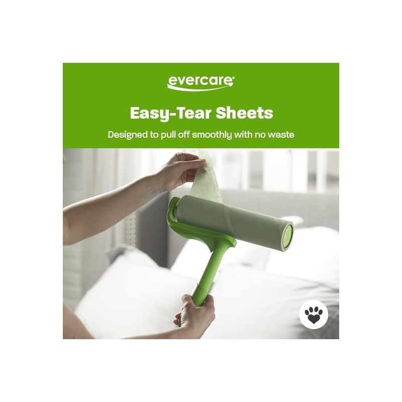Evercare Ultra Sticky Pet Mega Lint Roller Value Pack with Lint Roller and 2 Refill Rolls, 50 Sheets Each,1 Pack, 3 of 7