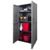 Garden Storage Cabinet Gray and Black 40.2"x14.6"x33.1" PPvidaXL - 3 of 4
