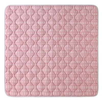 Hakuna Matte: Quilted Playmat: Pink & Dots - 50" Square