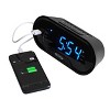 JENSEN JCR-298 Bluetooth Digital AM/FM Dual Alarm Clock Radio with USB Charging Port - 4 of 4