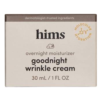 hims Goodnight Wrinkle Cream - Caffeine-infused Moisturizer and De-puffer - 1 fl oz